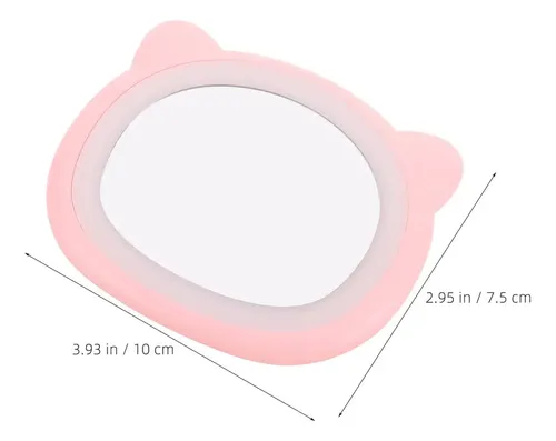 Mini Espejo Led Compacto Con Bolsillo Portátil Para Luz De M
