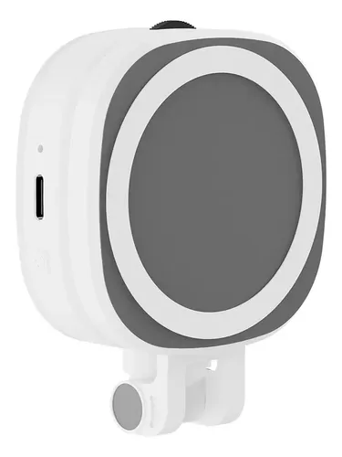 Luz LED para Selfies Soul JL50 con Espejo Magnético y 50 LED – Recargable USB-C, Blanca