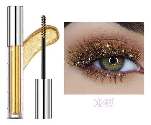 Máscara Sparkling Sequin Glitter Snowflake, 3 Ml