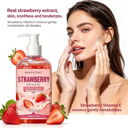 Gel De Baño De Fresa Corporal Hidratante 250ml 2u