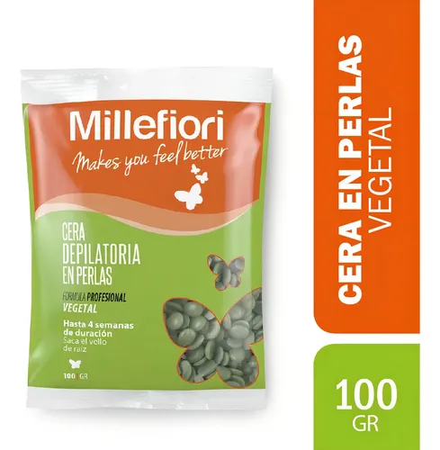Millefiori Detox Cera Depilatoria En Perlas Vegetal X 100 Gr