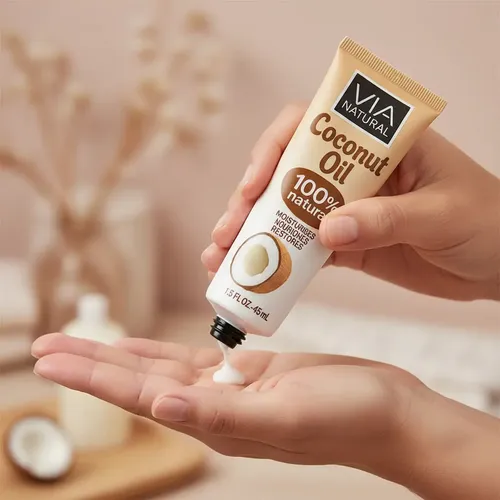 Via Natural Coconut Oil X1 Natural 45ml Hidratante Piel