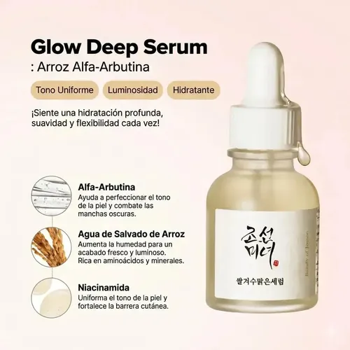 Beauty Of Joseon Glow Deep Serum Rice + Alpha-arbutin 60ml Normal A Sensible Día/noche