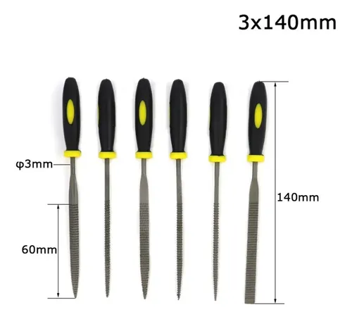 Limas For Uñas Variadas Tipo Aguja Y Mini Limas