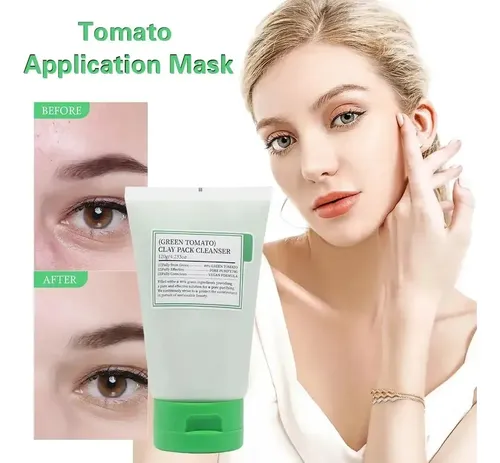 .mascarilla De Tomate Verde, Mascarilla Facial De Arcilla