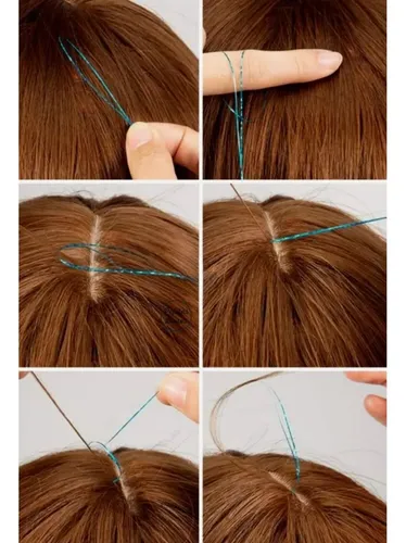 Hilos De Oropel Metalicos Para Cabello Extension Holografica