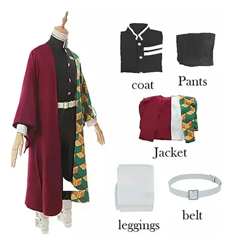 Traje De Cosplay Para Tomioka Giyuu Disfraz Para +pelucaw