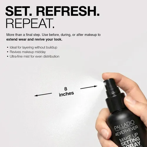 Spray Fijador De Maquillaje Matte Palladio 100ml