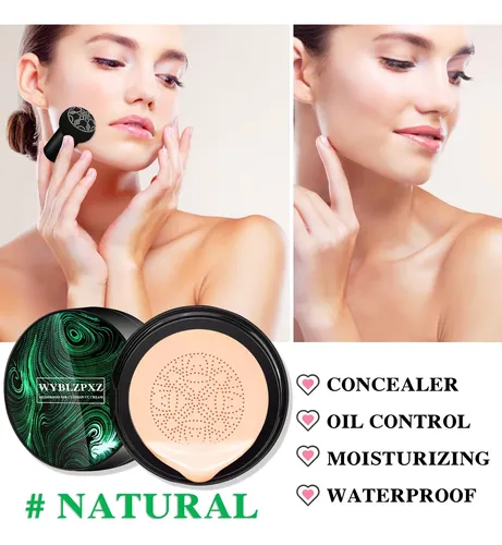 Wyblzpxz Cc Cream Air Cushion Mushroom Head Natural Full