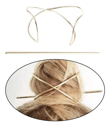 Accesorios Para El Cabello Para Mujer Boho Horquilla Oro