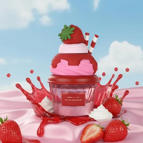 Perfume Árabe Femenino Berry On Top 75ml Genérico Edp