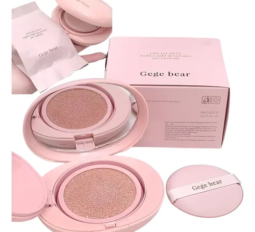 Base Maquillaje Gege Bear Air Cushion Hidratante + Repuesto