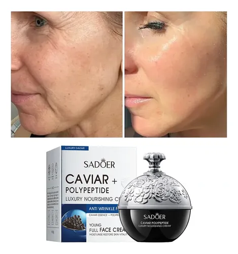Crema Facial Sadoer Caviar Antiarrugas 30 G Todo Tipo De Piel Día/noche