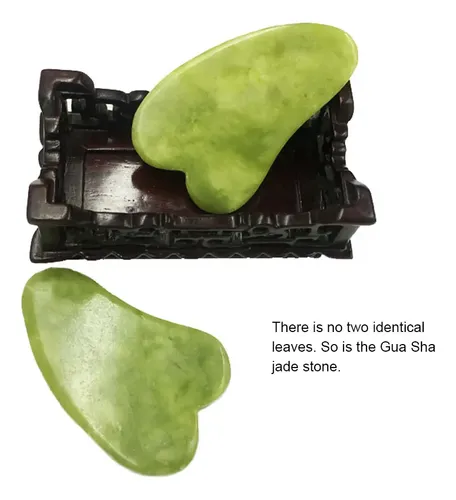 Herramienta De Raspado Gua Sha Board, Piedra De Jade, Guasha