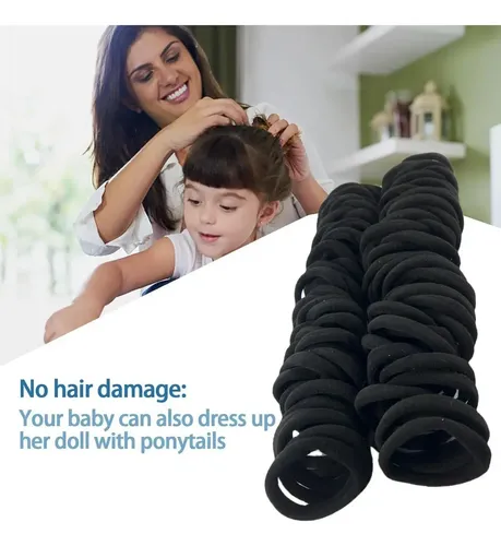 Ligas Para Peinar El Cabello Elásticas Lazos De Pelo 100 F.