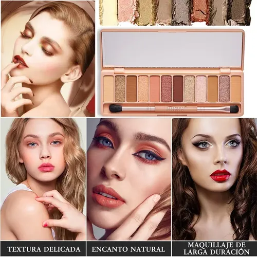 Set De Maquillaje Completo + Organizador Neceser Cosméticos