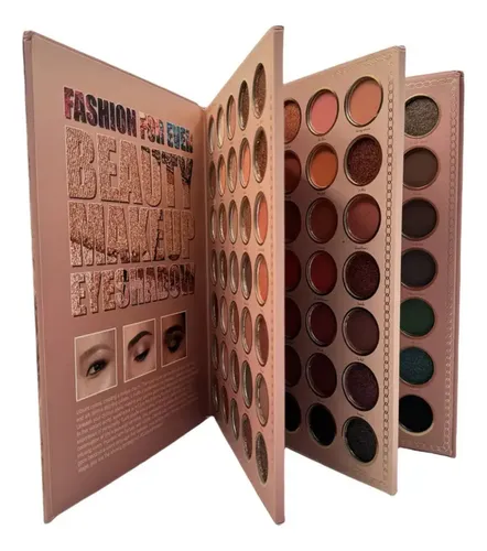 Paleta De 72 Sombras Colores Pigmentación Glitter Ojos Libro
