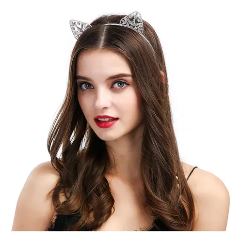 Exquisita Diadema De Pelo Perforado Con Forma De Oreja De Ga