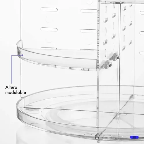 Organizador Giratorio Acrílico Transparente Oh My Shop 33 cm 360°