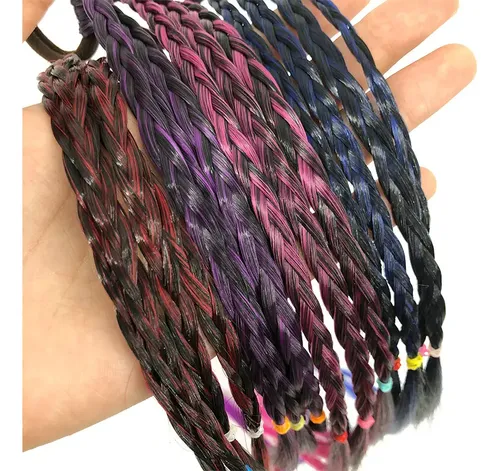 Cintas De Pelo Coloridas Para Niños Con Diseño Degradado De