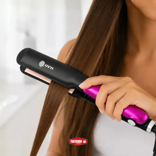 Planchita De Pelo OSR 4 Temperaturas 220°C Tecnología PTC Violeta