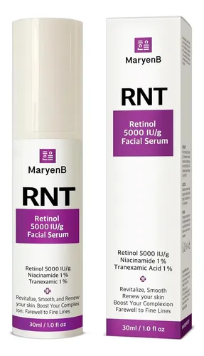 Serum Facial Retinol 5000ui Niacinamida 1% Tranexámico 1%