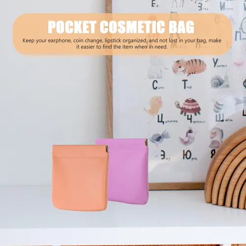 Set De 3 Neceseres Pequeños Para Maquillaje, Bolsillos Portá