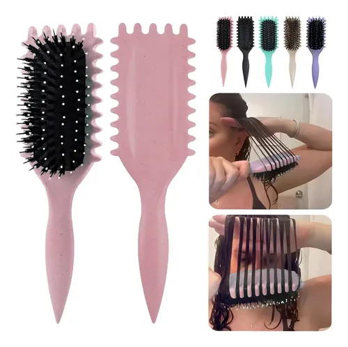Pincel Bounce Curl Brush, Peine Rizado Define Style 2 Pzs Ne