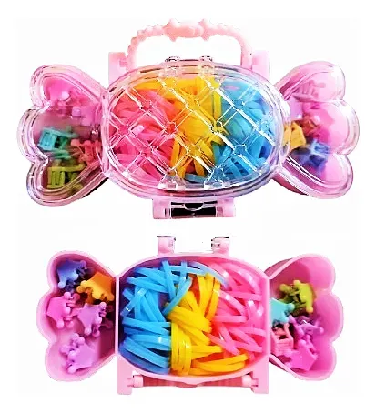 10 Set De Colitas Y Broches Para El Pelo- Infantil-souvenir