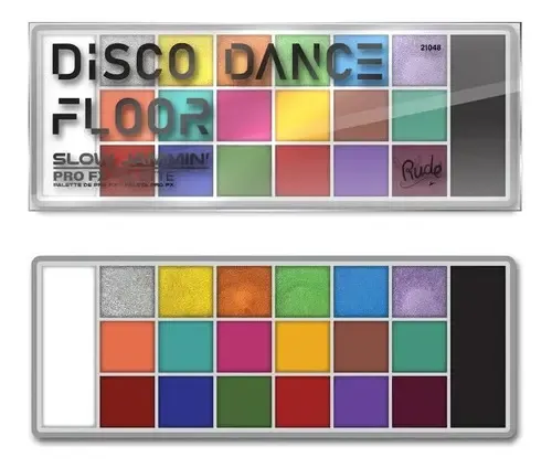 Paleta Sombras Crema Rude Cosmetics Disco Dance Floor Slow Jammin