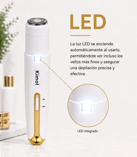 Depiladora Eléctrica Usb Recargable Portátil Corporal