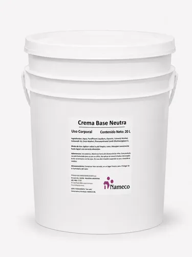 Crema Base Neutra – Nameco – 20 Litros