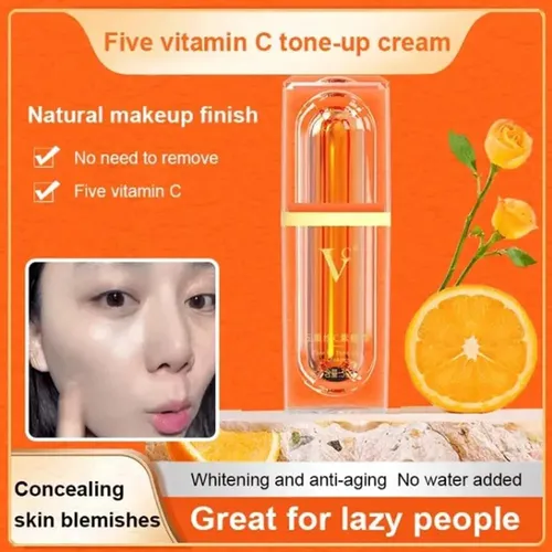 Qiuumey Crema Bb Vitamina C 5 En 1 Tono Natural
