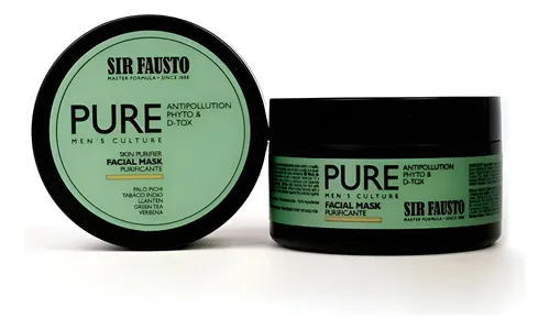 Mascara Facial Mask Purificante Pure Sir Fausto X 100