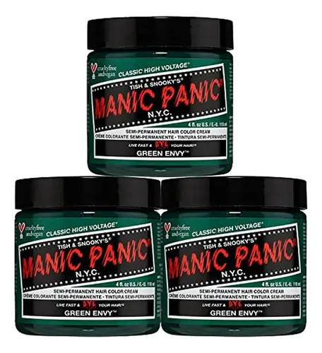 Tinte Semipermanente Manic Panic Classic Green Envy, Color E