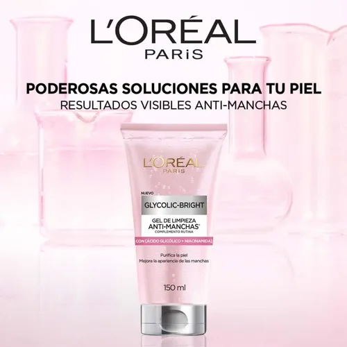 Gel De Limpieza Anti Manchas Glycolic Bright Loreal P. 150g