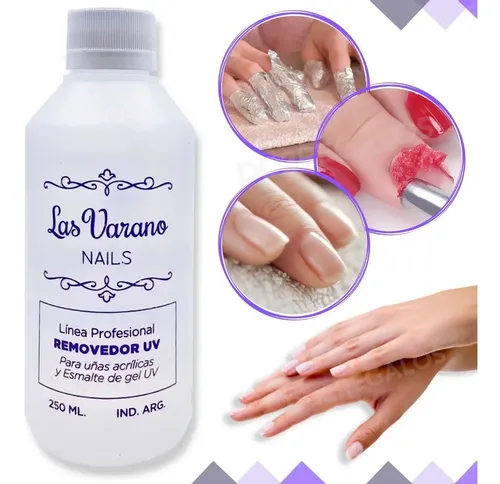 Removedor Para Uñas Semipermanentes Las Varano 250ml