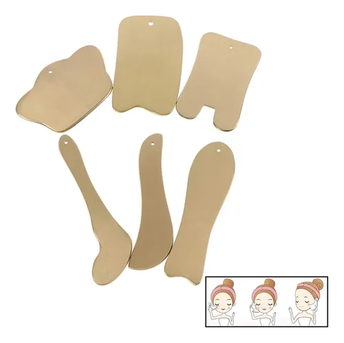 Tabla Gua Sha Cobre Para Masajes Y Acupuntura Spa