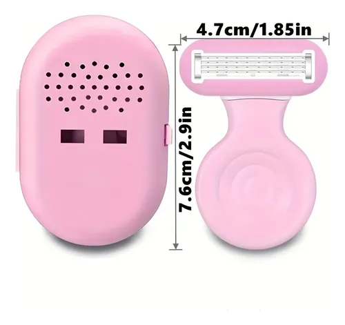 Afeitadora Depiladora Mujer Piernas Axilas Three-piece Set Pink