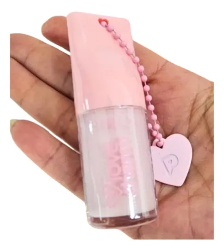 Set X6 Lip Gloss Pink 21 Love Charm Brillo Suave Aromatico