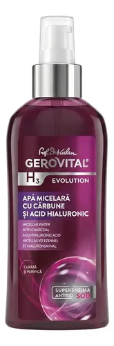 Agua Micelar Carbón Ácido Hialurónico Farmec 150 Ml