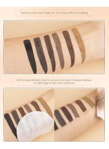 Kit De Tinte En Gel Para Cejas Lysdefeu Waterproof Dark Blon