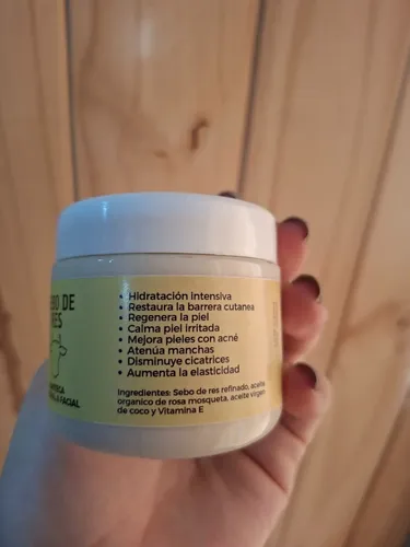Crema De Sebo De Res. Para Cicatrices Dermatitis Psoriasis