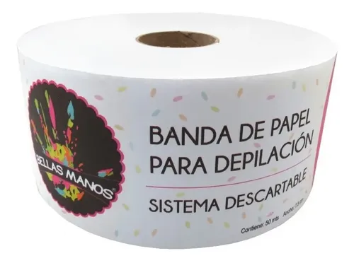 Banda Depilatoria Descartable En Rollo X 50 Metros