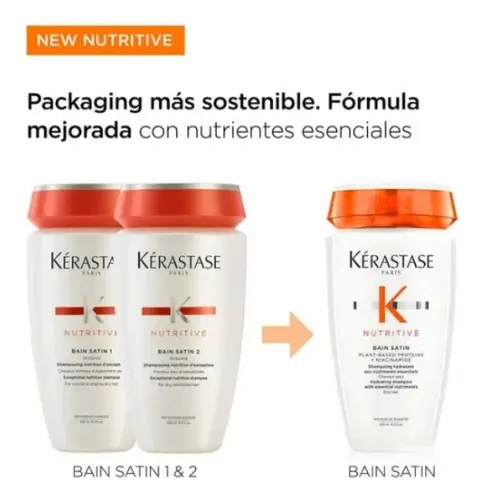 Kerastase Shampoo Nutritive Bain Satin 250ml