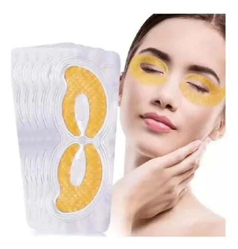 Pack X10 Mascarilla Antifaz Colageno Hidratante Parpados Mixta