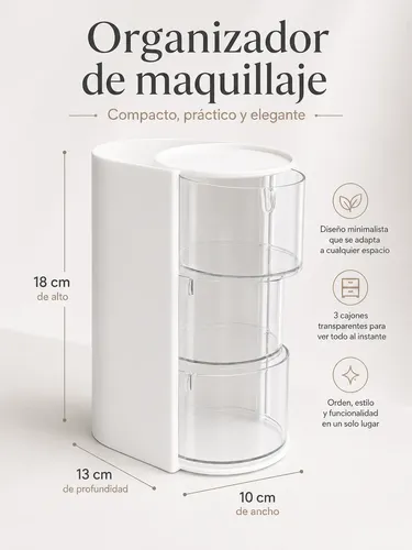 Organizador Maquillaje Escritorio Oficina Cosméticos