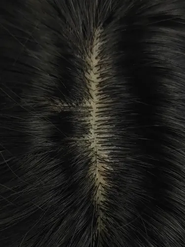 Peluca Negra 40cm (cosplay/oncologica)
