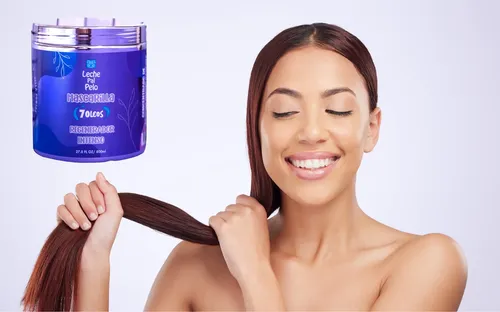 Mascarilla Reparadora Para El Cabello Leche Pal Pelo 7 Oleos