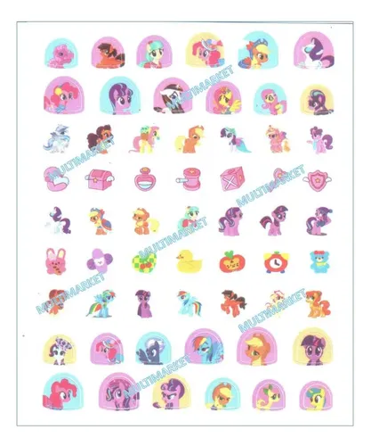 Pack De 4 Stickers Autoadhesivos Diseños Infantiles